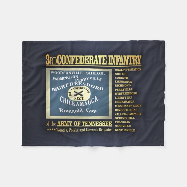 Cobertor De Velo 3ª Infantaria Confederada (BA2) (Frente (Horizontal))