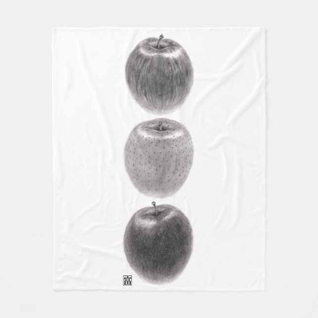 COBERTOR DE VELO 3個のりんご　縦 (Frente)