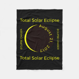 Cobertor De Velo #34;eclipse Chaser#34; Total do Eclipse Solar Ago