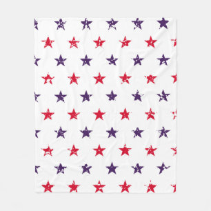 Cobertor De Velo 4º de julho Stars Grunge Abstrato Seamless Pattern