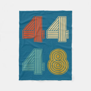 Cobertor De Velo 44 48 Obama 2028 Presidente Retro Vintage Camiseta