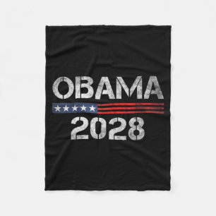 Cobertor De Velo 44-48 Obama Para Presidente '28 2028 4 de Julh