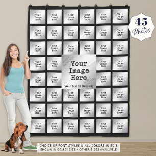 Cobertor De Velo 45- Photo Collage Keepsasak