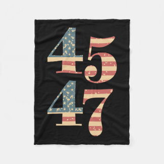 Cobertor De Velo 47 Trump 2024 Vintage Flag Support Trump 45 47 Wom