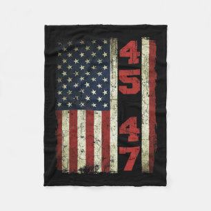 Cobertor De Velo 47 Trump Vintage Estados Unidos Flag 2024 Presiden
