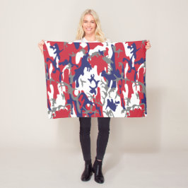 Cobertor De Velo 4th of July, Independence day, Camouflage Gray