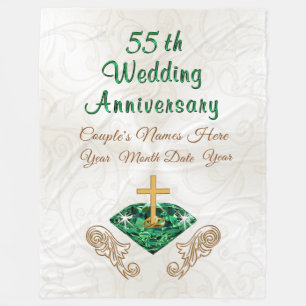 Cobertor De Velo 55th Cobertura personalizada presente do