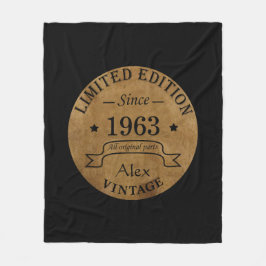 Cobertor De Velo 60 presentes de aniversário personalizados