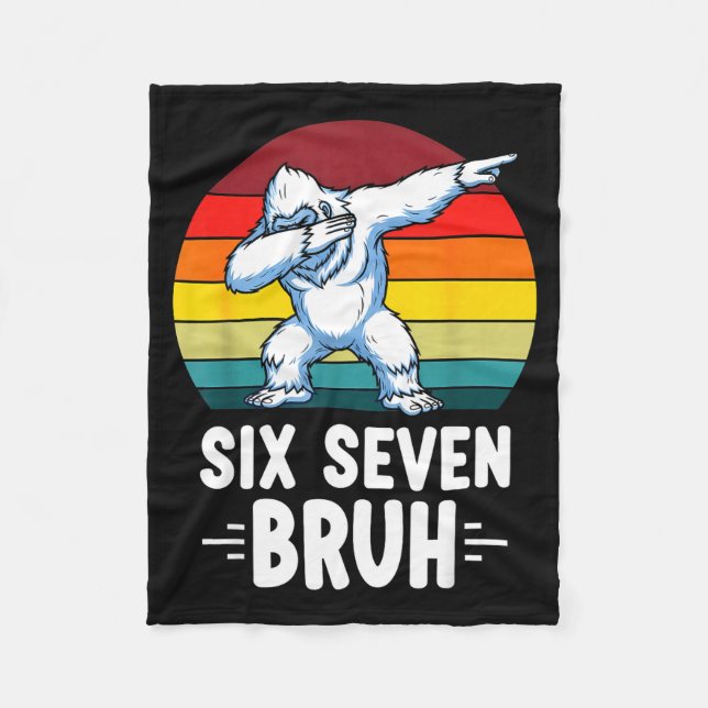 Cobertor De Velo 67 Animals Funny 67 Brainrot Youth Kids Yeti 67  (Frente)