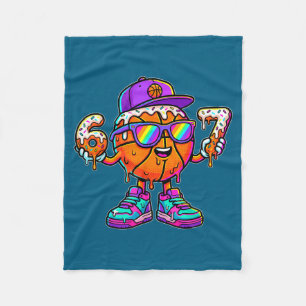 Cobertor De Velo 67 Basquete Drip Six Seven Meme Divertido Geração 