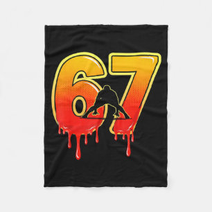 Cobertor De Velo 67 Brainrot Juventude Wrestling Drip - Crianças En