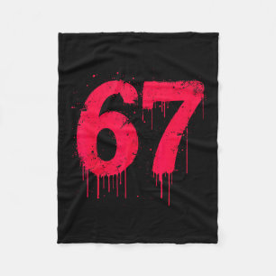 Cobertor De Velo 67 Camisa, 67 Meme Seis Sete Homens Adolescentes C