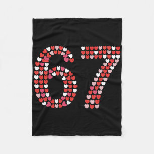 Cobertor De Velo 67 Camisa do Dia dos Namorados 6 7 Meme Engraçado