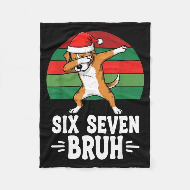 Cobertor De Velo 67 Christmas Funny 67 Brainrot Youth Kids Dog 67  (Frente)