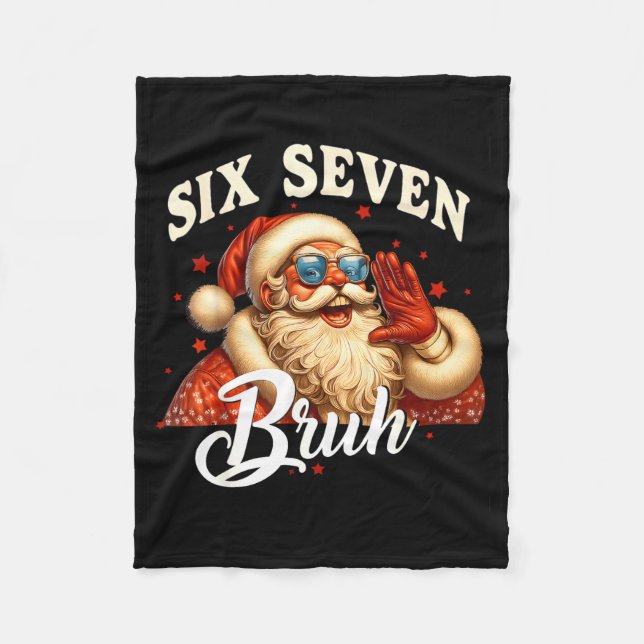 Cobertor De Velo 67 Christmas Funny Six Seven Meme 6 7 Santa Claus  (Frente)