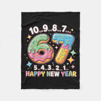 Cobertor De Velo 67 Countdown Happy New Year 2026 Funny Donut Numbe