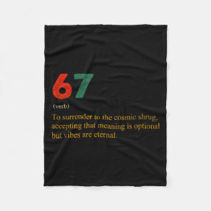 Cobertor De Velo 67 Definição Meme Número 67 É o Novo 42 Seis Sete