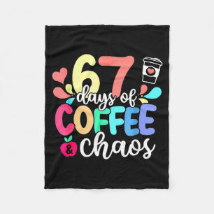 Cobertor De Velo 67 Dias De Café & Caos Feliz 67º Dia Escolar