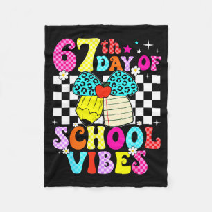 Cobertor De Velo 67 Dias De Escola Meme 100º Dia De Escola Vibraçõe