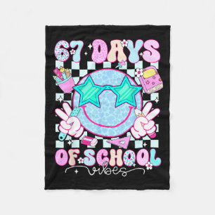 Cobertor De Velo 67 Dias De Vibrações Escolares Meme 100º Dia De Es