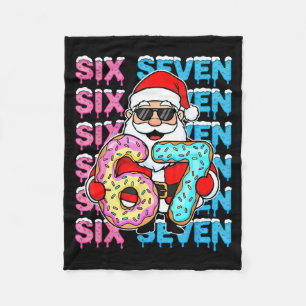 Cobertor De Velo 67 Donut Natal Divertido Seis Sete Meme Papai Noel