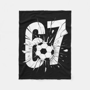 Cobertor De Velo 67 Futebol Six Seven 6 7 Meme 67