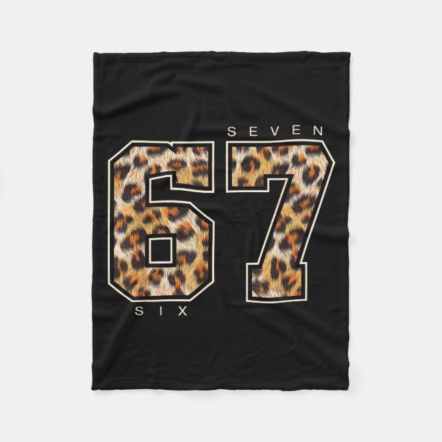 Cobertor De Velo 67 Leopard Pattern Retro Sixty Seven Animal Skin S (Frente)