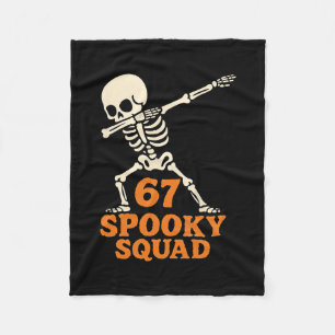 Cobertor De Velo 67 Meme de Halloween 6 7 Números Seis Sete Criança