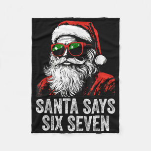 Cobertor De Velo 67 Meme Divertido Seis Sete Natal 6-7 Meme Papai N