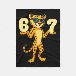 Cobertor De Velo 67 Meme do Guepardo Seis Sete Mãos Movimento Crian