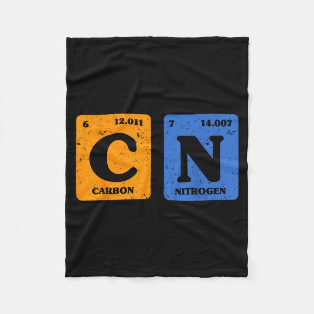 Cobertor De Velo 67 Meme Funny Teacher Science Periodic Table Retro (Frente)