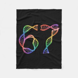 Cobertor De Velo 67 Meme Numérico Divertido Dna Replicação Bio Mole