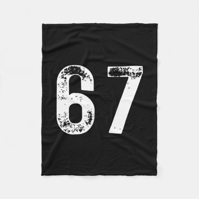 Cobertor De Velo 67 - Meme Pullover Hoodie Engraçado (Frente)