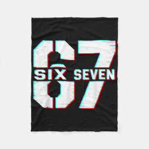 Cobertor De Velo 67 Meme Seis Sete Divertido 6 7 Gíria Gen Alpha 6-