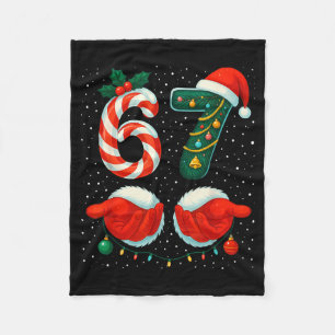 Cobertor De Velo 67 Natal 6 7 Meme Pijamas Feriado Gen Alpha Sl
