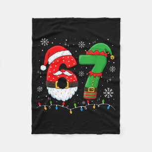 Cobertor De Velo 67 Natal 6 7 Meme Pijamas Feriado Geração Alpha Sl