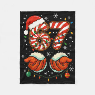 Cobertor De Velo 67 Natal Divertido 6 7 Meme Pijamas Feriado Geraçã