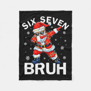 Cobertor De Velo 67 Natal Divertido Seis Sete Bruh Meme Dabbing San
