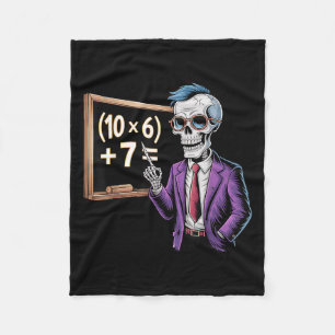 Cobertor De Velo 67 Professor de Matemática Meme Brainrot Seis Sete
