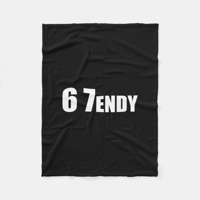 Cobertor De Velo 67 Seis Sendy 6 7endy Vamos Get Sendy 67 Meme (Frente)