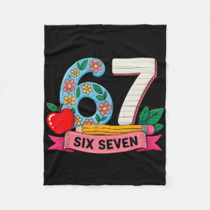 Cobertor De Velo 67 Seis Sete 6 7 Meme Professor Design Engraçado E