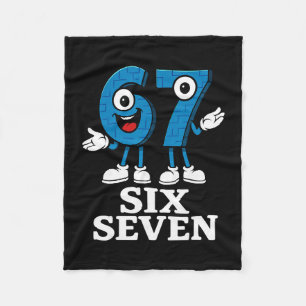 Cobertor De Velo 67 Six Seven 6-7 - Divertido Cérebro Italiano Kids