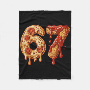 Cobertor De Velo 67 Six Seven 6-7 Pizza & Chicken Nugget - Bra Infa