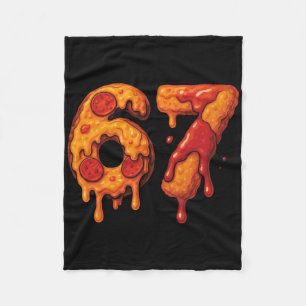 Cobertor De Velo 67 Six Seven 6-7 Pizza E Nuggets De Frango Brainro