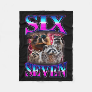 Cobertor De Velo 67 Six Seven Guaxinim Contrafação 67 Meme