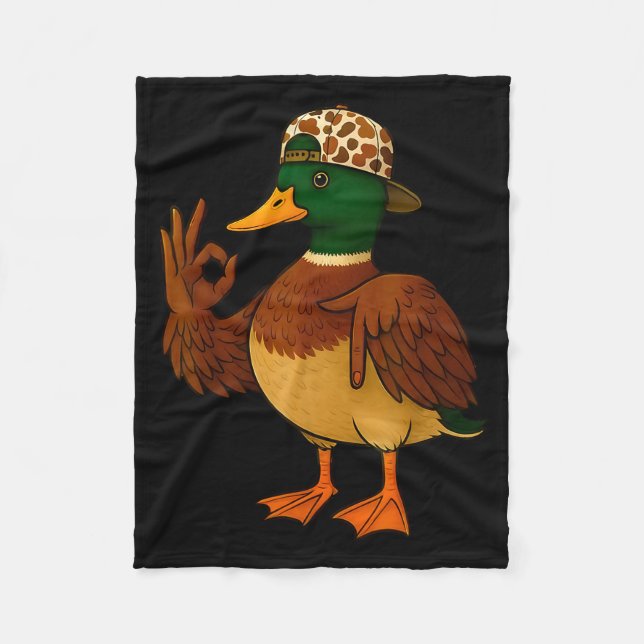 Cobertor De Velo 67 Six Seven Meme Mallard Duck Hunting Season Boy  (Frente)