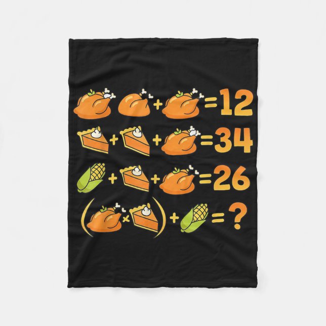 Cobertor De Velo 67 Six Seven Meme Math Thanksgiving Equation Logic (Frente)