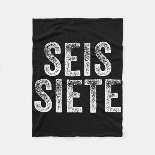Cobertor De Velo 67 Six Seven Seis Siete Natal Brainrot Espanhol