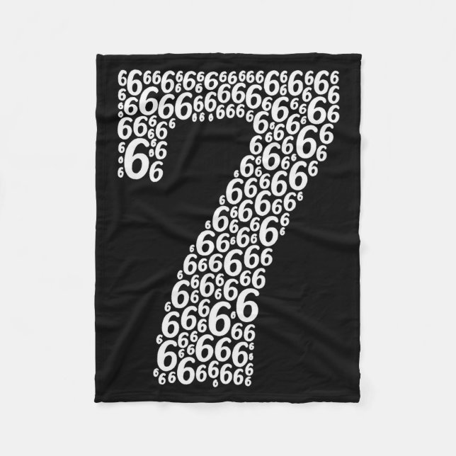 Cobertor De Velo 67 Sixty Seven Halloween Costume Design Funny 6 7  (Frente)