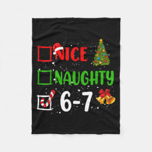 Cobertor De Velo 6-7 Meme Legal Travesso 67 Natal Divertido Xmas Cr